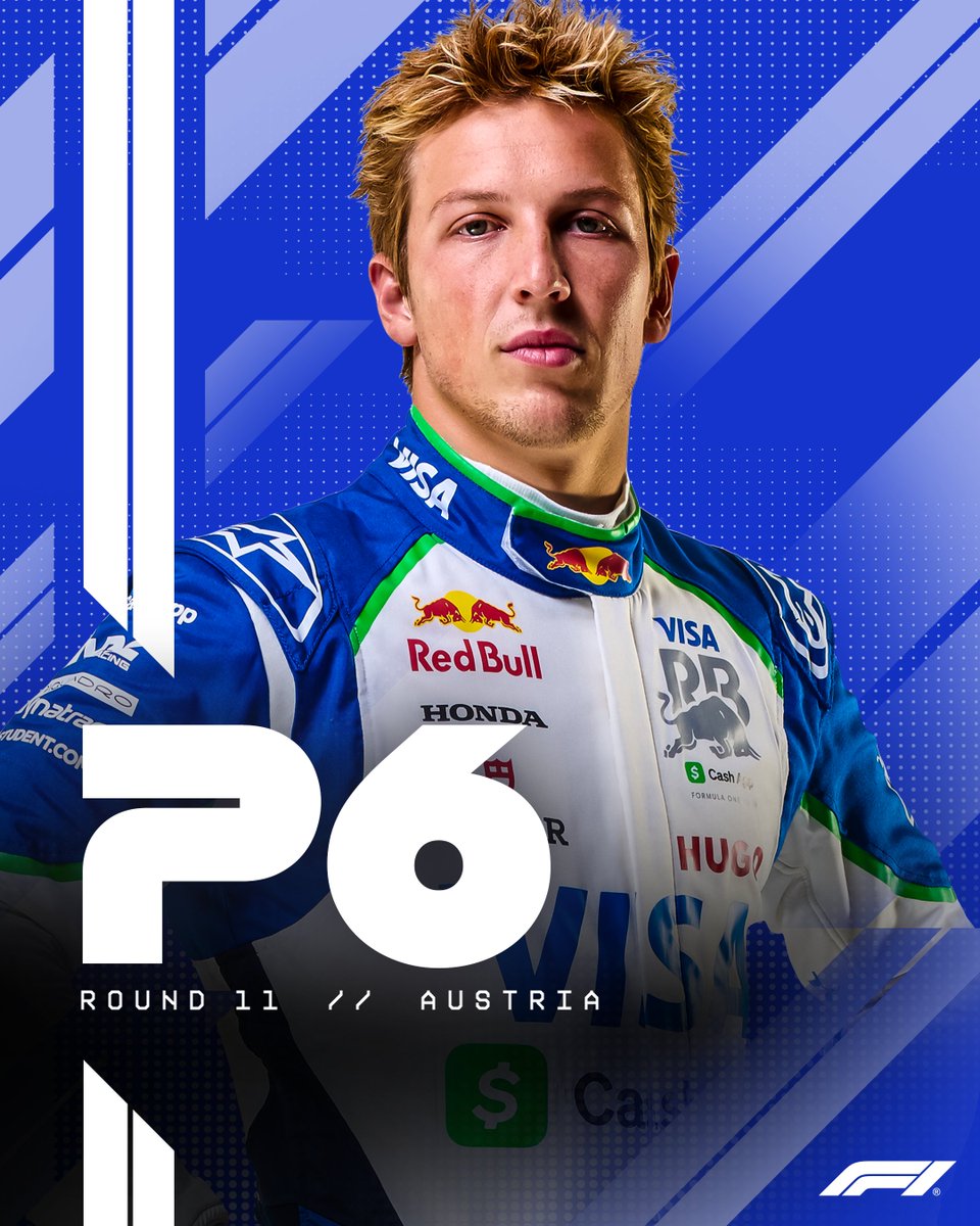 P6!! 👊

Super impressive from <a href="/LiamLawson30/">Liam Lawson</a> 💪

#F1 #AustrianGP