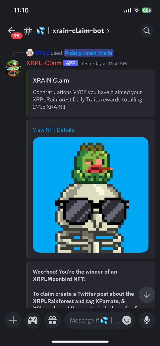 VYBZ (@vybzxrpl) on Twitter photo Join <a href="/XparrotsNFT/">XParrots / XRPL ๐ฆ</a> Discord and grab a parrot or moonbird and start earning rewards in <a href="/XRPLRainforest/">XRAIN / XRPL RAINFOREST</a> XRain !!
<a href="/Xcryptic589/">xCryptic ๐ถ๐ฆ๐ป</a> is a triple OG and has been building here for years ๐ Join <a href="/XparrotsNFT/">XParrots / XRPL ๐ฆ</a> Discord and grab a parrot or moonbird and start earning rewards in <a href="/XRPLRainforest/">XRAIN / XRPL RAINFOREST</a> XRain !!
<a href="/Xcryptic589/">xCryptic ๐ถ๐ฆ๐ป</a> is a triple OG and has been building here for years ๐