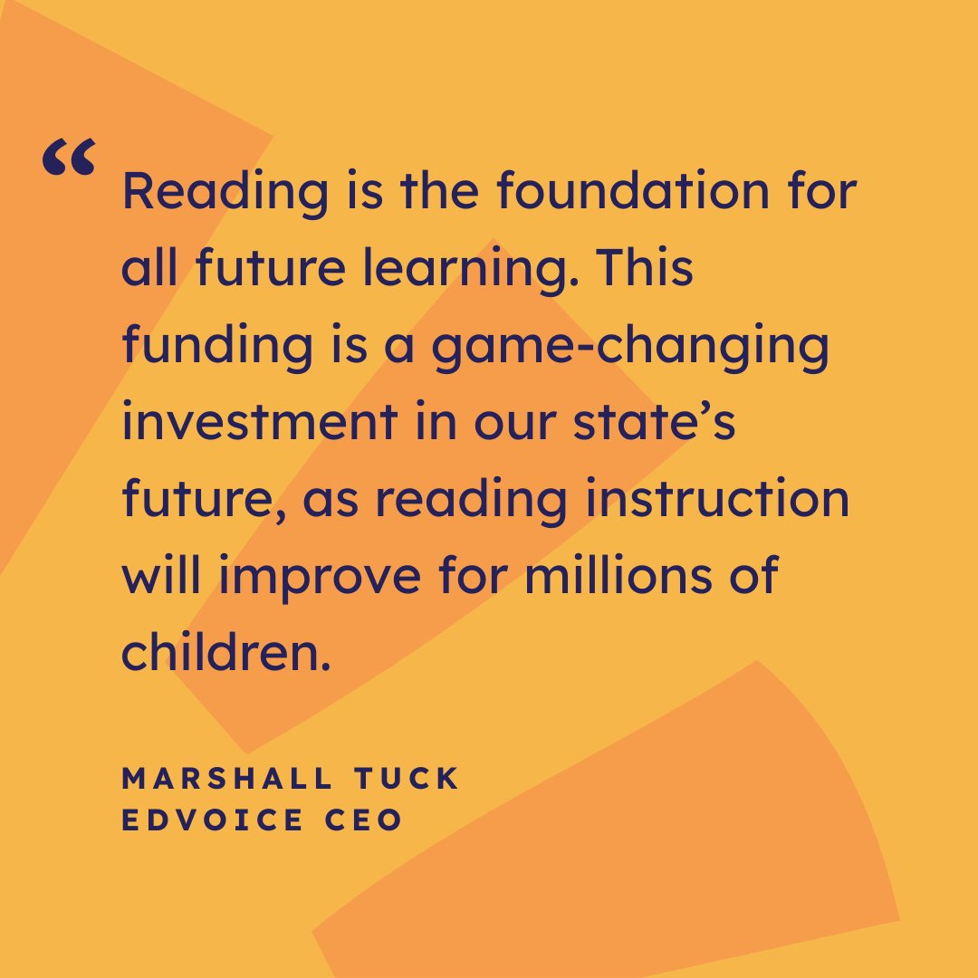 edvoice's tweet image. Last night, Governor Newsom signed the 2025-26 Budget Act, which includes $200M for teacher training in evidence-based reading instruction! Big changes in education policy like this don’t happen often—especially in the face of a $12B deficit—but last night, it happened. This…