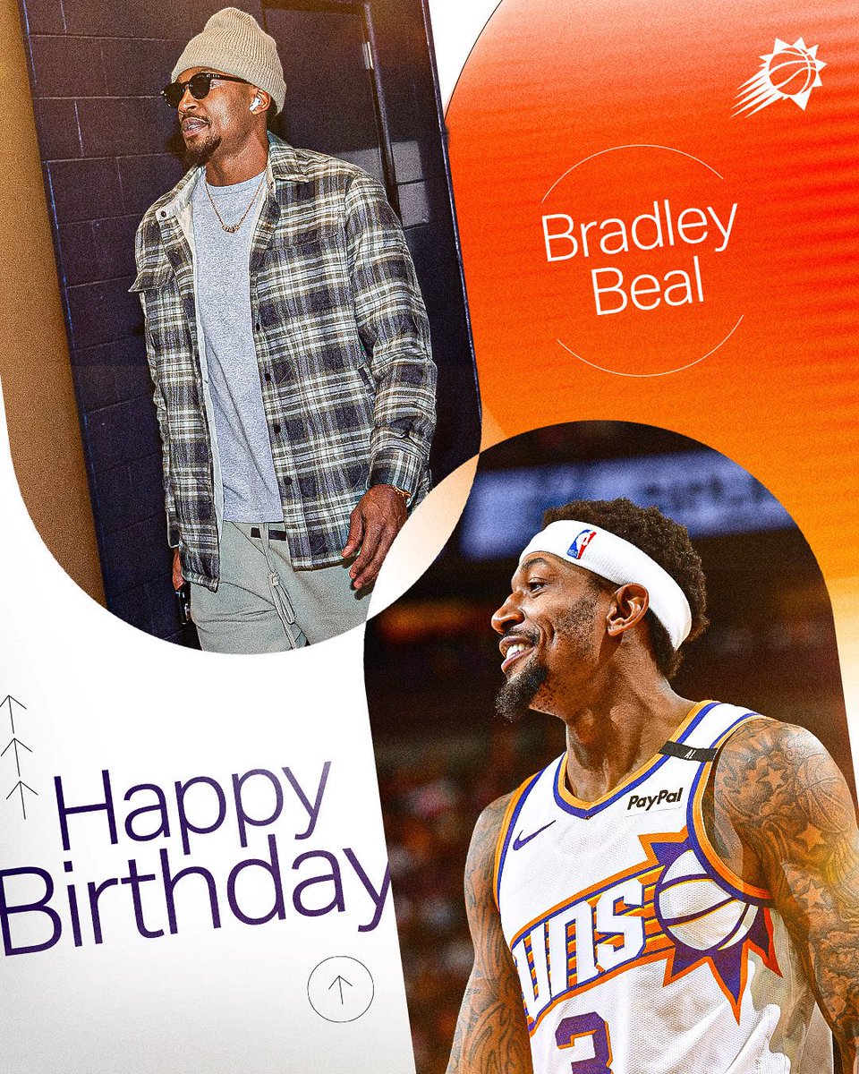 Suns's tweet image. Happy Birthday, Brad! 🎂