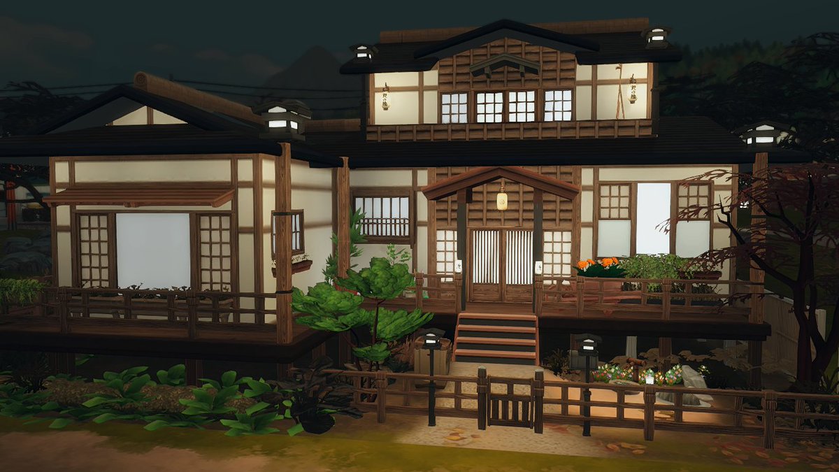 beatrix_we's tweet photo. Kim's House #TheSims4 #TS4 #thesimshouse #House #Japan https://t.co/Qd8xEFtqxe