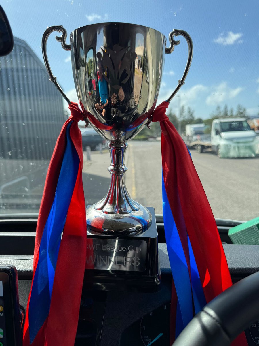 On its way back home safely with our 18s. Congratulations to our girls, Ally and Ian 🔴🔵