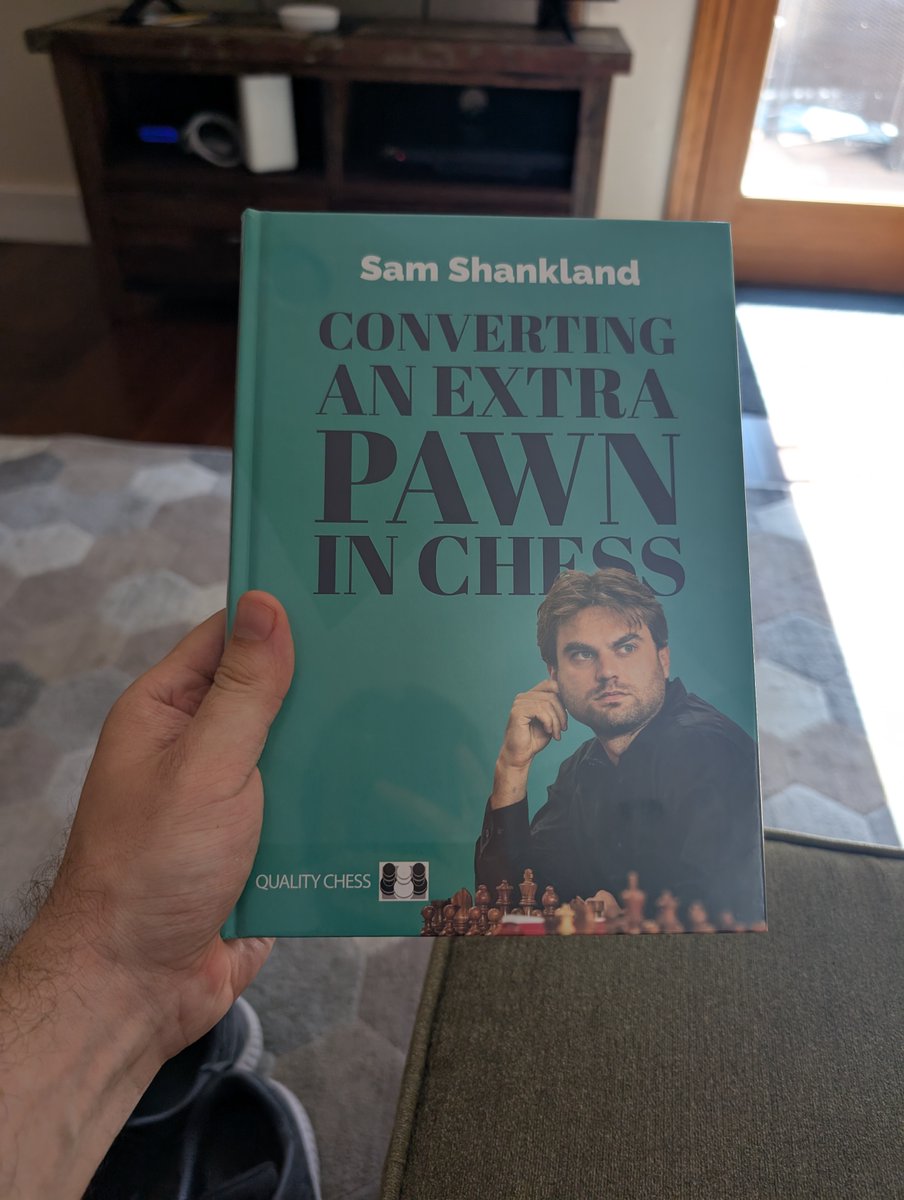 SamShankland's tweet image. It has been a while since I last released a print book! So glad to have copies of Converting an Extra Pawn on hand. As always, signed hardbacks are now available for purchase on my website.
samshankland.com