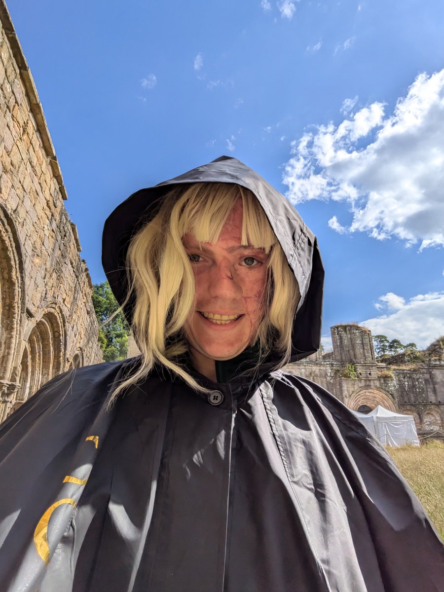 RobertRhodesAct's tweet photo. By order of The Traitor’s you have been Murdered.
Serving my best @ClaudiaWinkle in the Secrecy cloak 💅😂
#28yearslater #secrecy #thetraitors #actor #BTS #JimmyJimmy https://t.co/mFS3d4m0lh