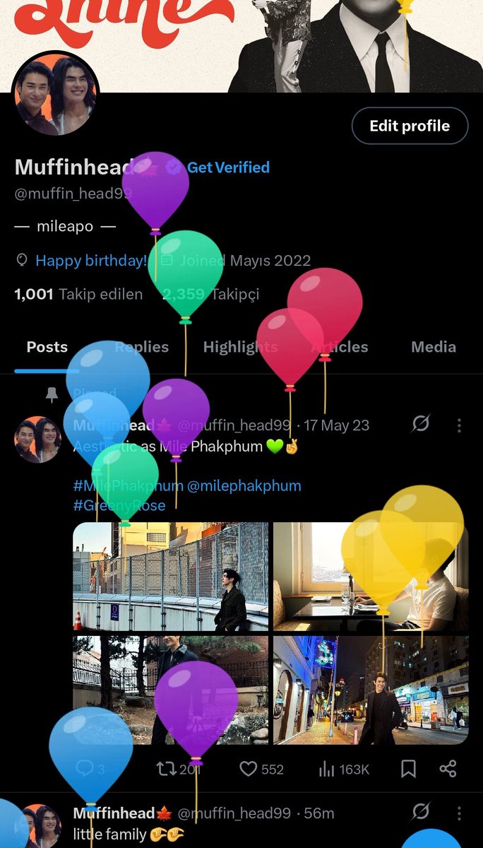 muffin_head99's tweet photo. Happy bhirtday to mee 🥹💜 @milephakphum @Nnattawin1 https://t.co/RUxAAh1w6h