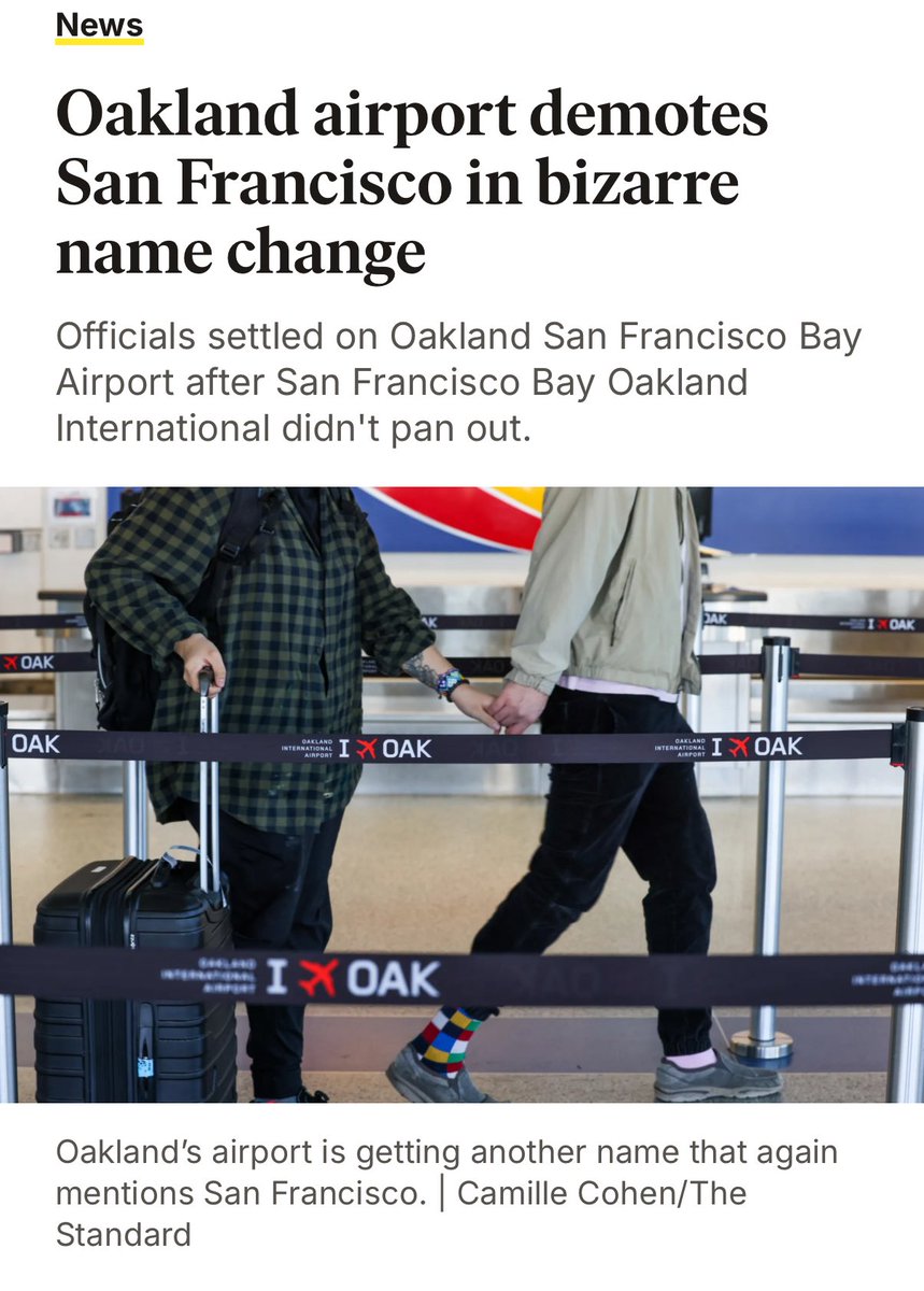 How much money could have been saved if the disconnected decision-makers and political insiders had initially prioritized Oakland and Oaklanders?  

We advocated for this alternative name before the first name change was voted on. The legal response from San Francisco is only one