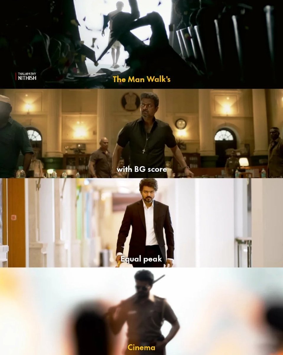 SARKAR_Munaf's tweet photo. His Walk Scene Aura 😳🥶💛🔥
@actorvijay 
#JanaNayagan https://t.co/iHRU8e2pH1