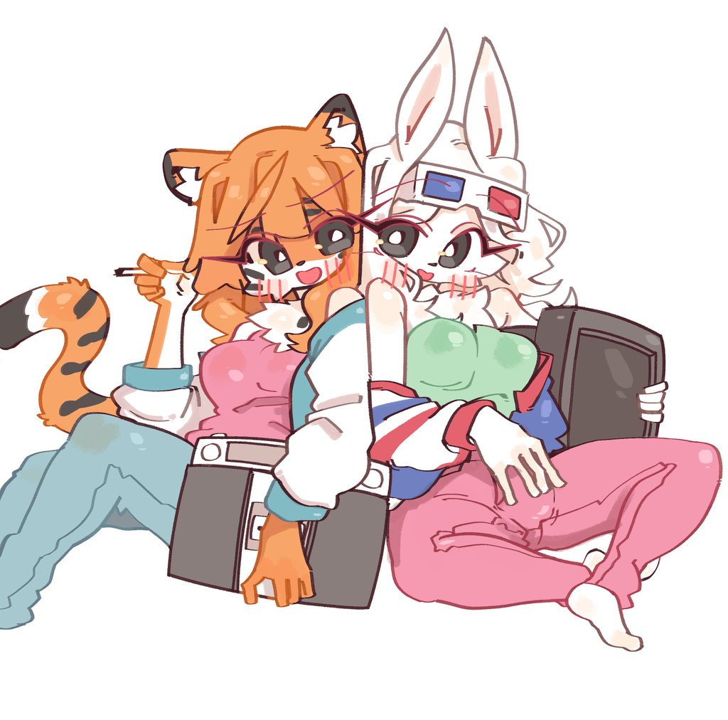 KGS701's tweet image. 토끼 랑이 🐯🐰