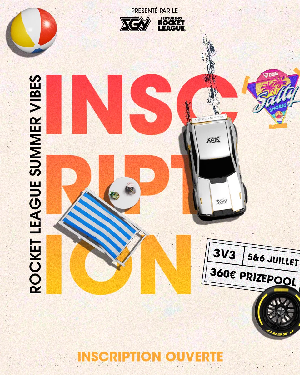 Inscription Tournoi Rocket League