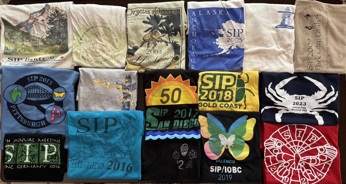 Can you help complete the collection by posting the photos of the missing SIP meeting t-shirts!