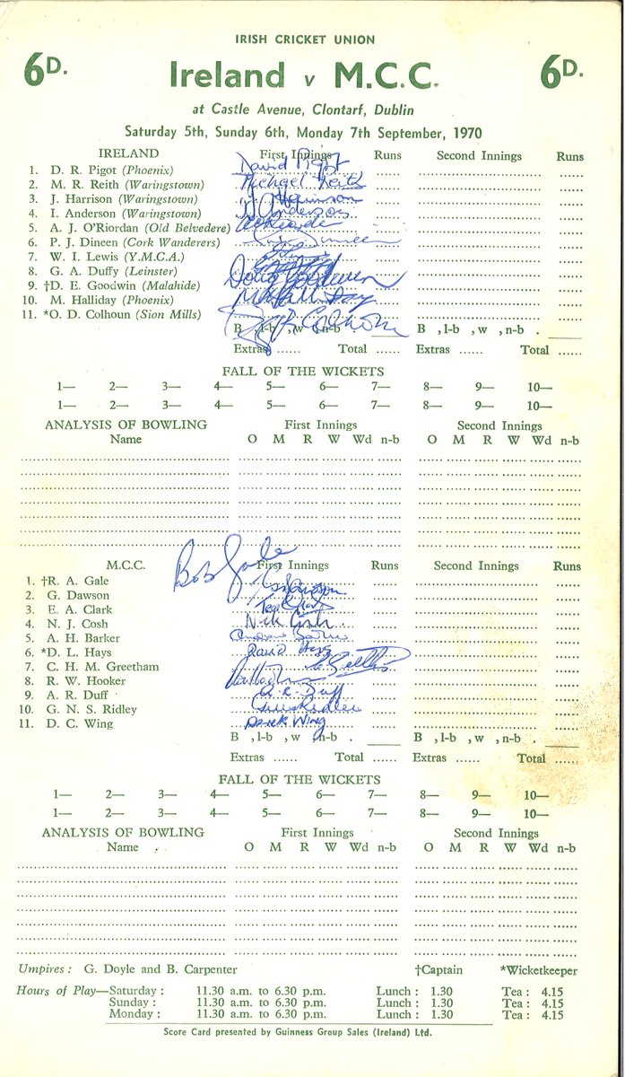 Irish Cricket Research tweet media