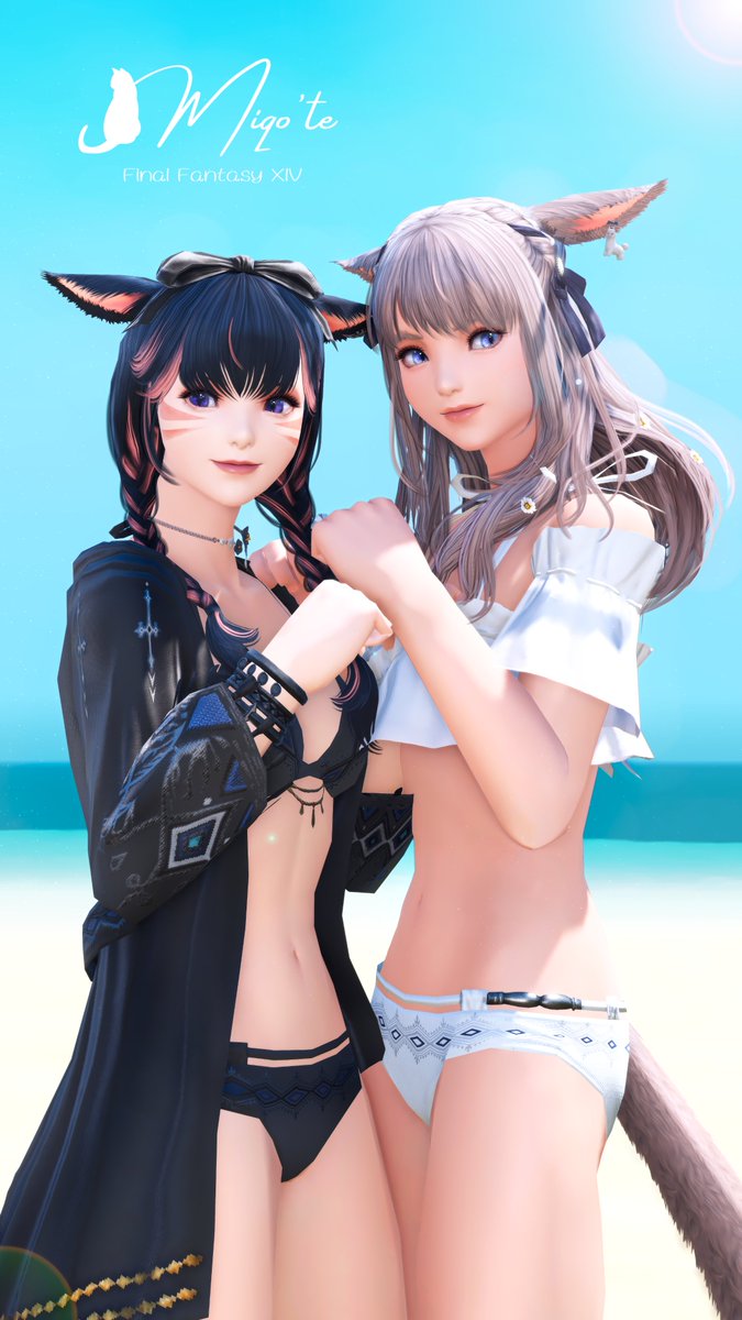 🐈‍⬛🐈🏖️#ミコ盛り