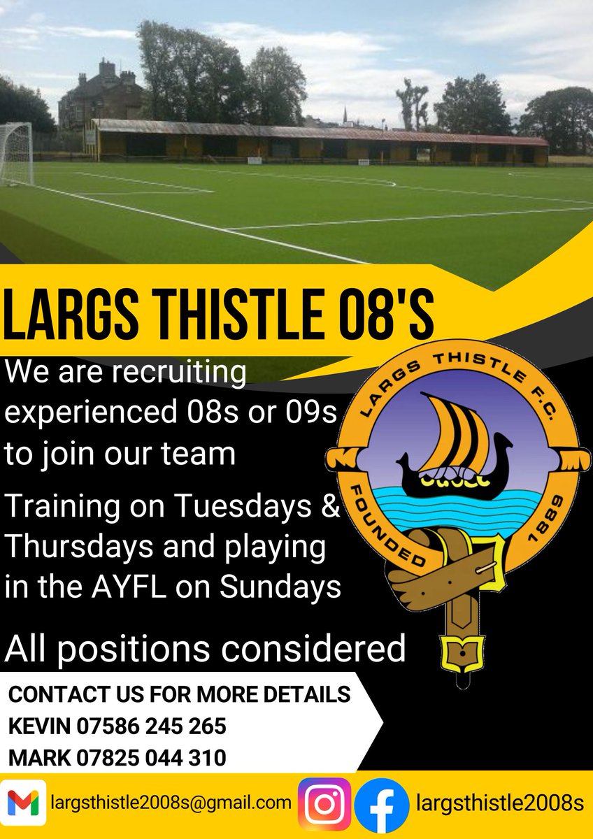 Largs Thistle 2008s tweet media