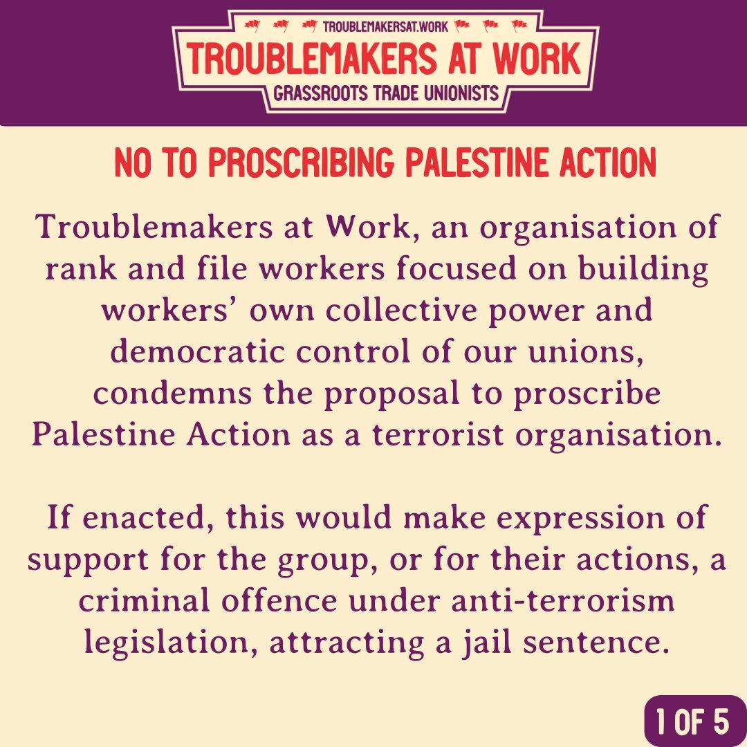 Troublem8kers's tweet image. Links:
Palestine Solidarity Campaign: palestinecampaign.eaction.org.uk/NoProscription
Palestine Action petition: change.org/p/don-t-proscr…
Haldane Society: docs.google.com/.../1FAIpQLSca…
Legal challenge crowdfunding: crowdjustice.com/case/palestine…
Email politicians: palestinecampaign.eaction.online/opposeproscrip…
