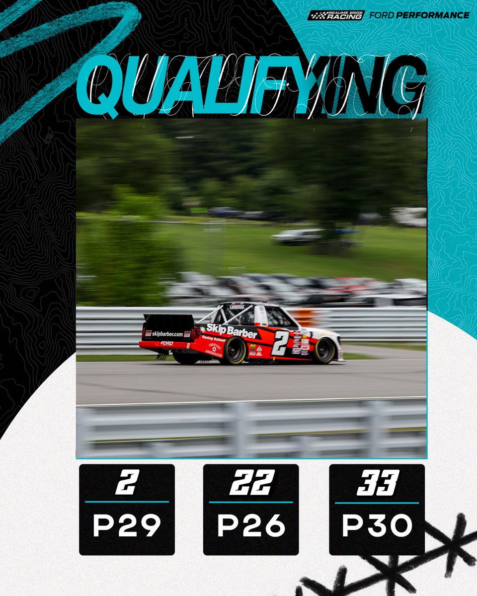 Where we’re rolling off for the first ever NASCAR Craftsman Truck Series race at Lime Rock!
 
📺: FOX
⏰: 1 PM ET
#rbr | #fordperformance