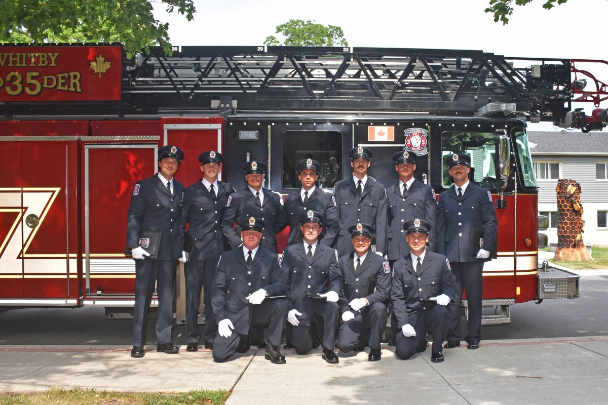 On Friday, Recruit Class 2025-1 graduated from the Whitby Fire Training Academy.
WPFFA President Friel welcomed the new members with words of encouragement as they begin their fire service careers. Congratulations from all of us! Enjoy every moment &amp; remember: you're never alone.