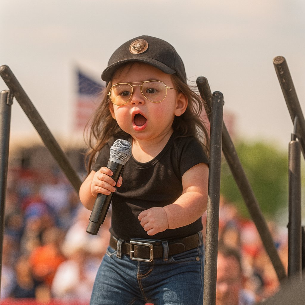 🍿 Baby Lauren Boebert Just Got Kicked Out of Movie Time for “Excessive Disruption” 🎬👶

She heckled the cartoons.
She vaped behind the juice boxes.
She claimed Big Bird was a socialist.
This isn’t daycare — it’s congressional chaos in a onesie.
🍼 Made with Diaper Doppelgänger