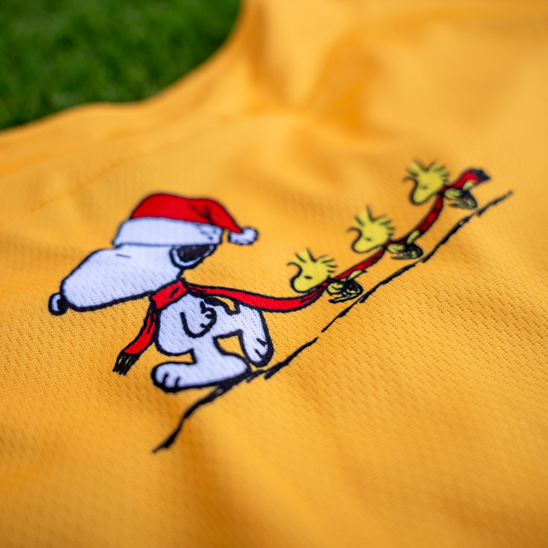 DurhamBulls's tweet photo. Friday, July 25 is Peanuts Night: A Christmas in July Special at the DBAP! 

And our Peanuts x Durham Bulls collection has arrived.