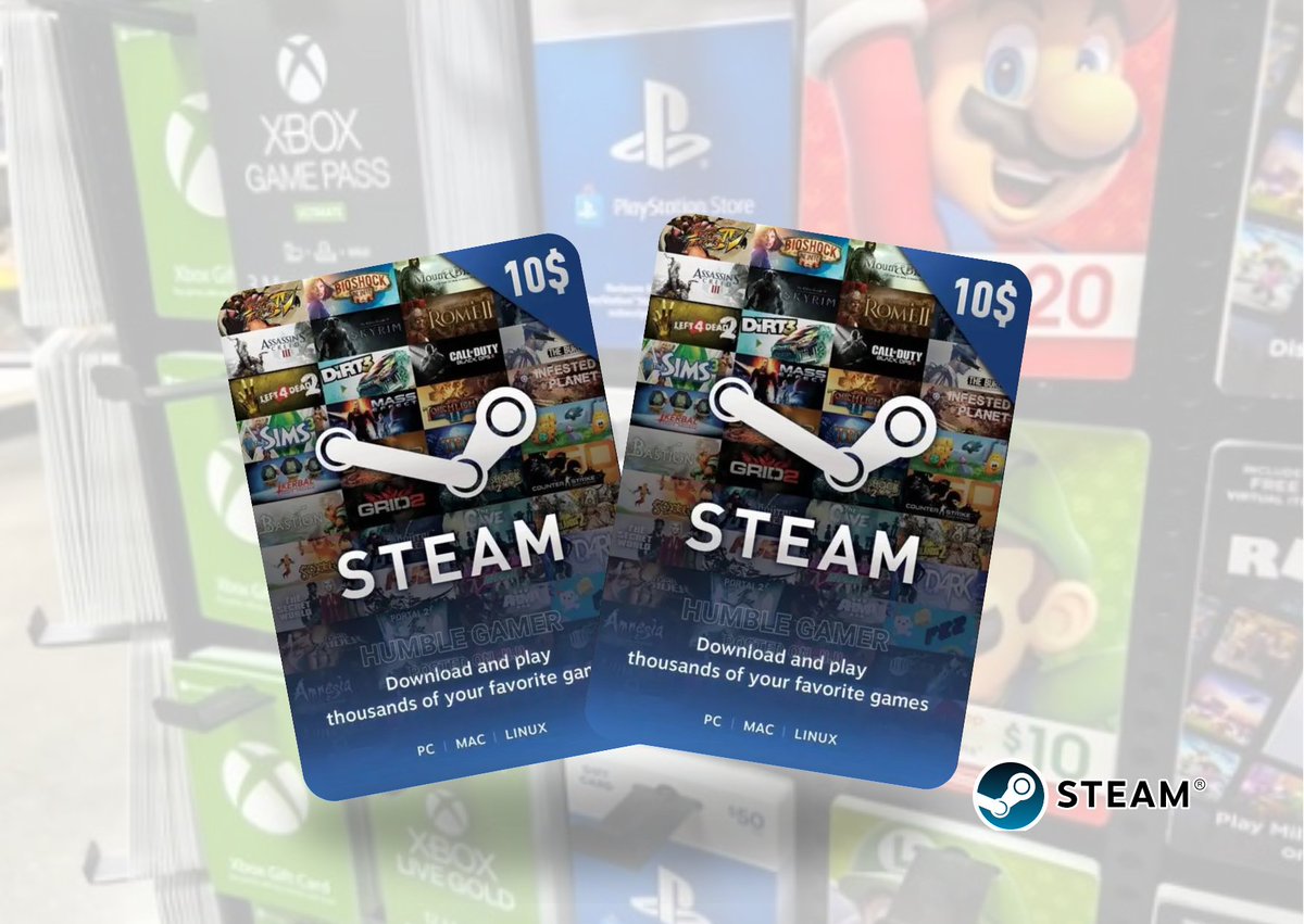 💸"$10 STEAM WALLET GIFT CARD"💸 - GIVEAWAY

TO ENTER
1⃣ Follow me &amp; 
<a href="/oswalt_t28694/">Sabrina T. Oswalt</a>

2⃣ Follow Twitch👇
➡️tinyurl.com/8pu7asax
♻️ Repost &amp; 💟Like
⏰ 24 Hours!
📧 DM me to sponsor a giveaway like this!
#SteamGiftCard
#SteamWallet
#GamerGift
#GamingLife
#SteamSale
#PCGaming
#Ga