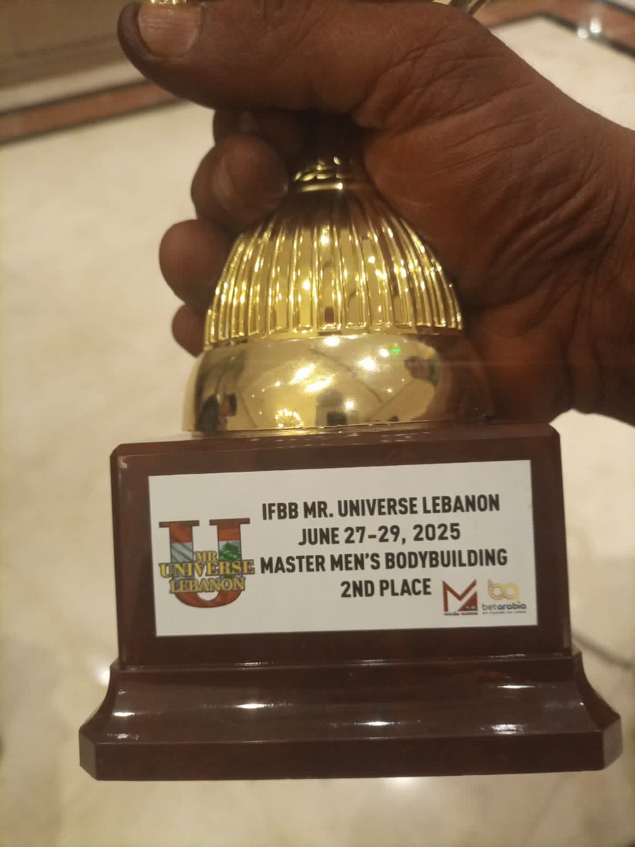 Sddddddf4986's tweet image. Proud to have competed at the IFBB Mr. Universe Lebanon 🇱🇧 June 27-29, 2025 — and honored to take 2nd place in the Master Men's Bodybuilding category! 💪🏆
#MrUniverseLebanon #IFBB #Bodybuilding #ProudMoment