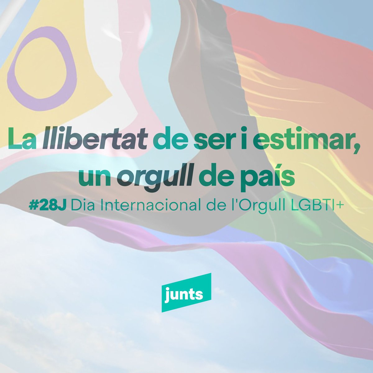 🏳️‍🌈 Orgullosament lliures, orgullosament catalans 🏳️‍⚧️

Avui, #28J, des de <a href="/juntspersav/">Junts Per Sant Antoni de Vilamajor</a> celebrem l’Orgull LGTBI+, un dia on recordar totes les persones que van lluitar perquè avui puguem ser i estimar lliurement i on alhora reivindiquem els drets que gràcies a elles hem assolit.