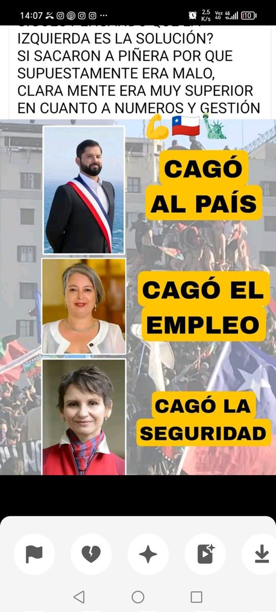 bjodorsky's tweet photo. Mañana sólo votan los octubristas! https://t.co/3z6KPo5EH7