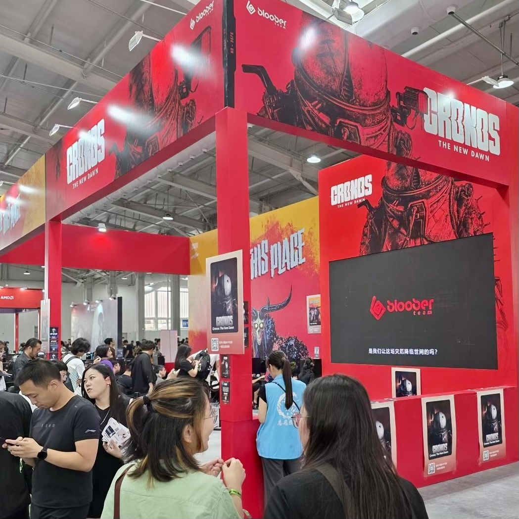 BlooberTeam's tweet image. 🎮 Day one of G-Fusion 2025 is behind us! 💥 Emotions are high, we've had amazing conversations with players, and the energy is incredible! Together with the @BMGhorrors team, we’re showcasing: @CronosNewDawn and "I Hate This Place" — and we’re thrilled by the reactions!
👉 Keep…