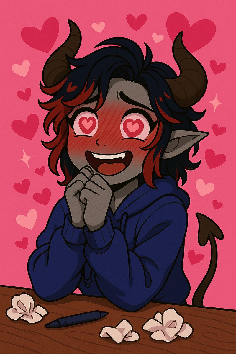 Thank you to everyone who watched the stream today 🖤 Had a blast!

Also, thank you to everyone who donated to my GoFundMe—it’s helped with bills, and I’m so grateful.

If you wanna watch me simp—I mean play more Hades, feel free to follow! ✨