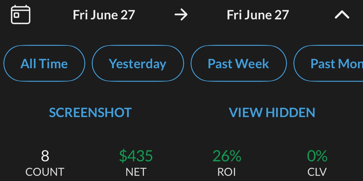 ✅ WINNERS ✅

GETTING PAID this weekend 🤑

PROFIT
5-3 (63%)
💰+$435

GETTING RICH this weekend 💸

Win w/me <a href="/Winiblebets/">Winible</a> 

winible.com/mybookiemonster

#GamblingX #Gambling #Betting #Sports #MLB #Vegas #LasVegas #Money #Handicapper #Winible #DraftKings #Circa