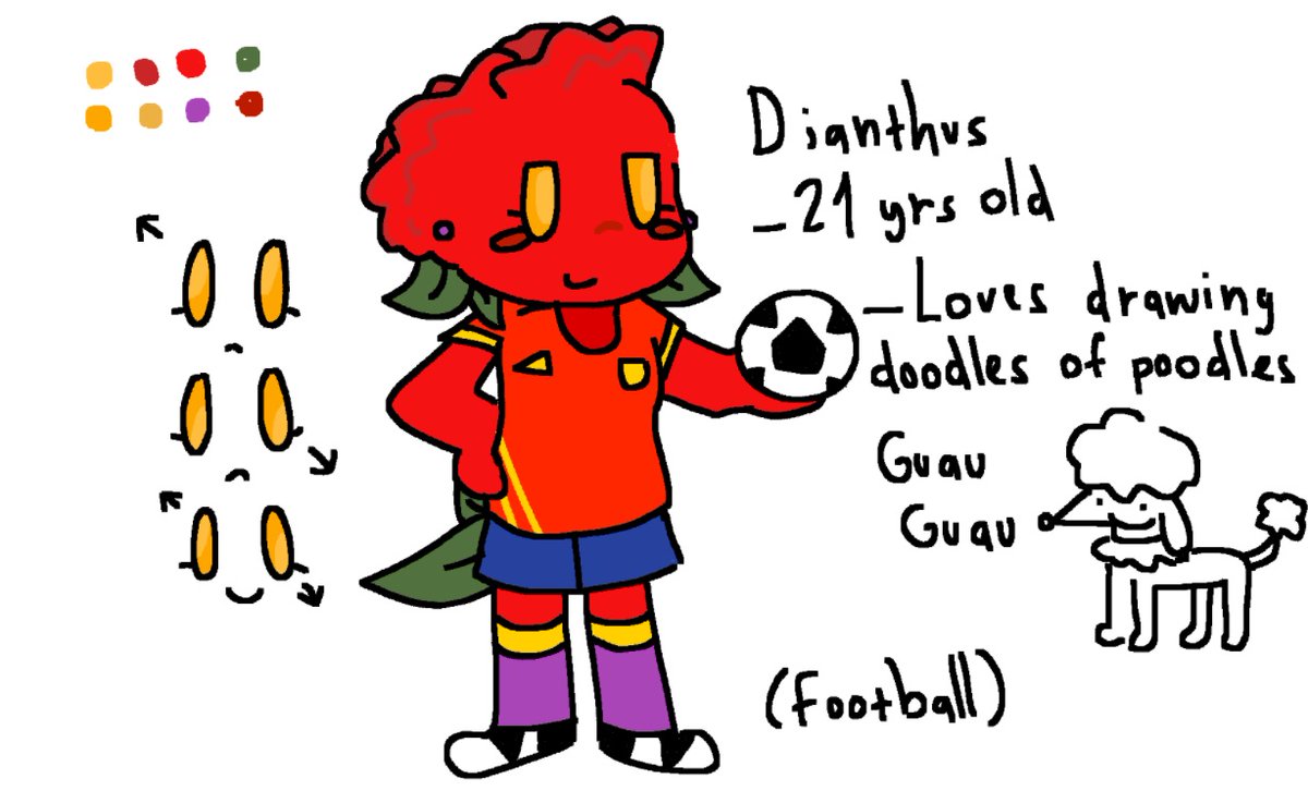 Oraniee's tweet photo. Remaking Ringo's Oc but i threw out the original design out the window &amp; just made my own design with my own ideas, tell me is it good..  #oc #mundial #worldcupmascot #mascotverse #mascotoc #mundialoc https://t.co/F93BT4IiL3