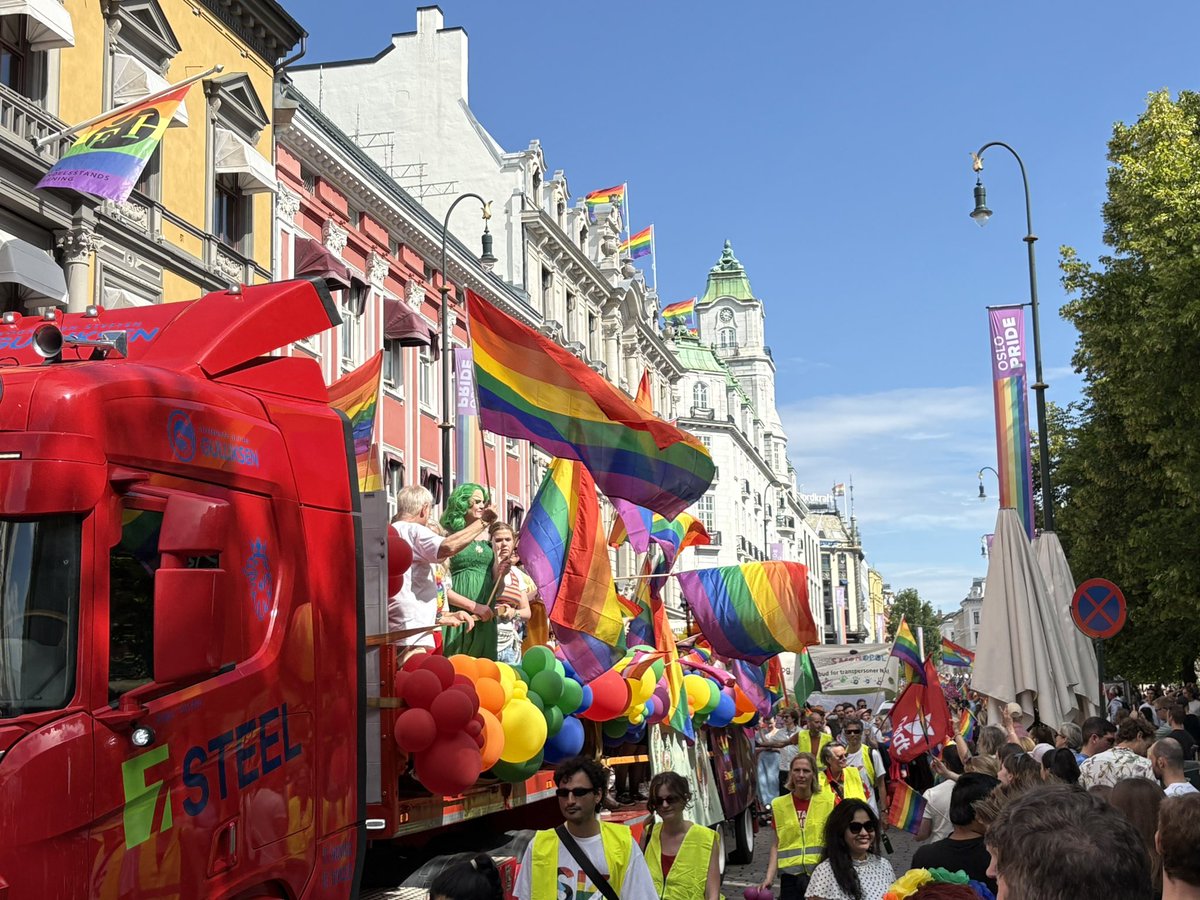 An amazing byproduct of going to WATOC2025 is to be able to attend Oslo Pride the next day.