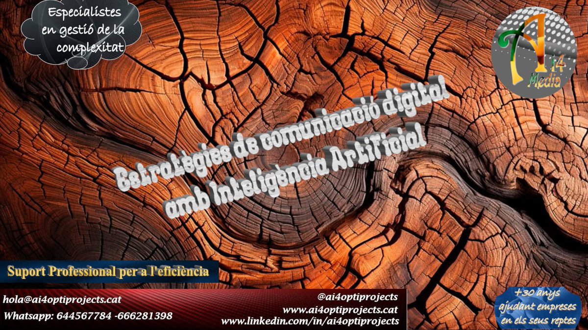ai4_media's tweet photo. La #InteligenciaArtificial ens permet de generar #ContingutsDigitals i millorar la vinculació amb el client (retenció i conversió).
#MarketingDigital #Integracio #CRM
#SolucionsAi4 https://t.co/if03IGPF6F