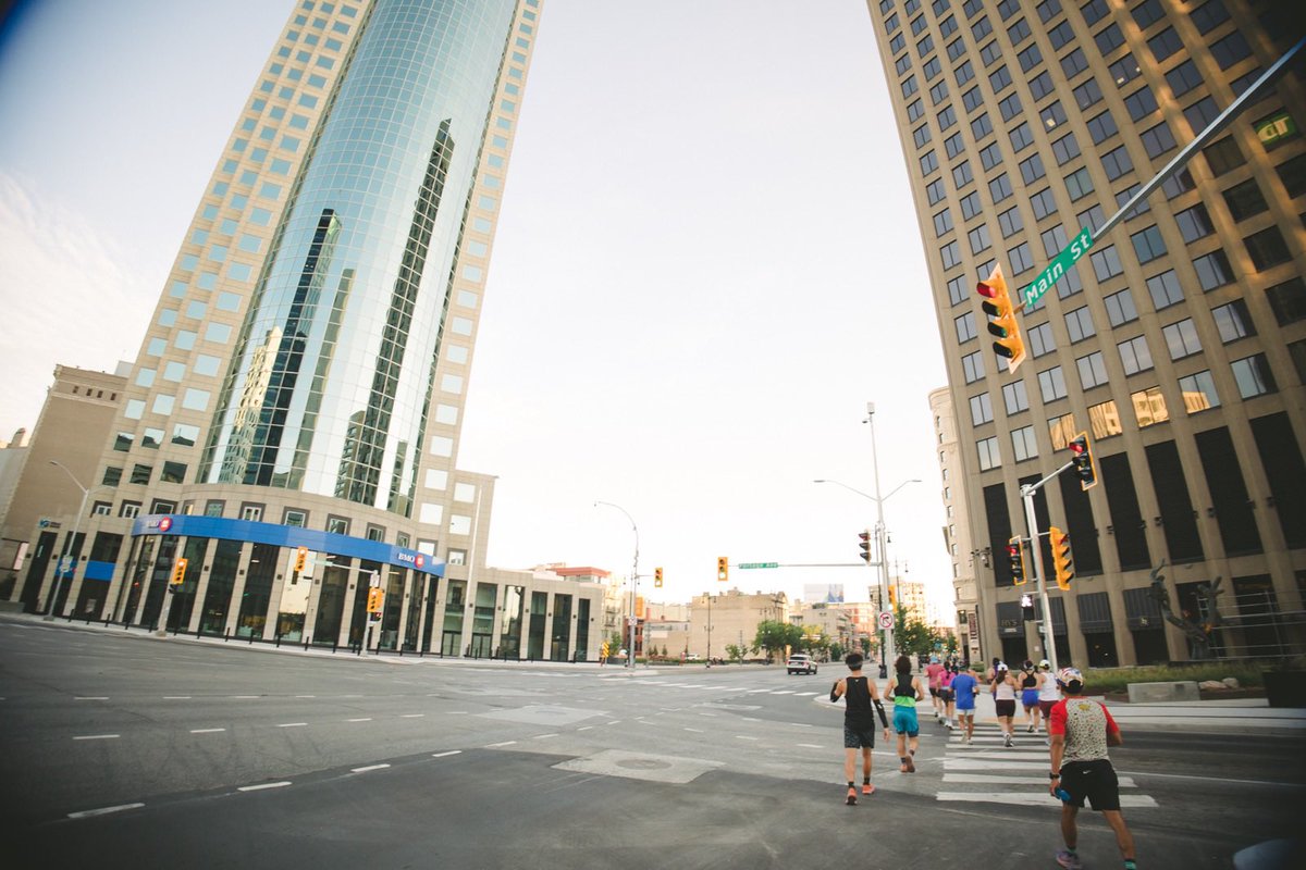 Portage and main first sunrise open #voteopen #portageandmain