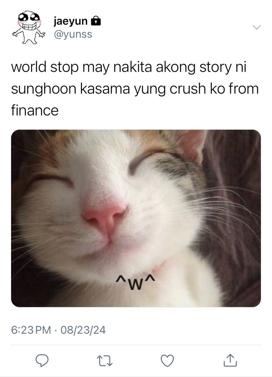 2JYKE's tweet photo. a #jayke few tweets wherein..

jake is crushing over his workmate from the finance dept na walang social media presence 💡 https://t.co/ZnDiT61tEq