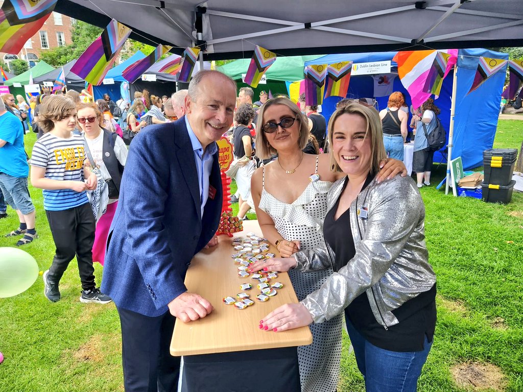 The Arts Council / An Chomhairle Ealaíon (@artscouncil_ie) on Twitter photo Great to have An Taoiseach <a href="/MichealMartinTD/">Micheál Martin</a> stop by our stall at @dublinpride today and to hear about the positive impacts of <a href="/CorkFilmFest/">Cork International Film Festival</a> and other Cork-based arts organisations. Great to have An Taoiseach <a href="/MichealMartinTD/">Micheál Martin</a> stop by our stall at @dublinpride today and to hear about the positive impacts of <a href="/CorkFilmFest/">Cork International Film Festival</a> and other Cork-based arts organisations.