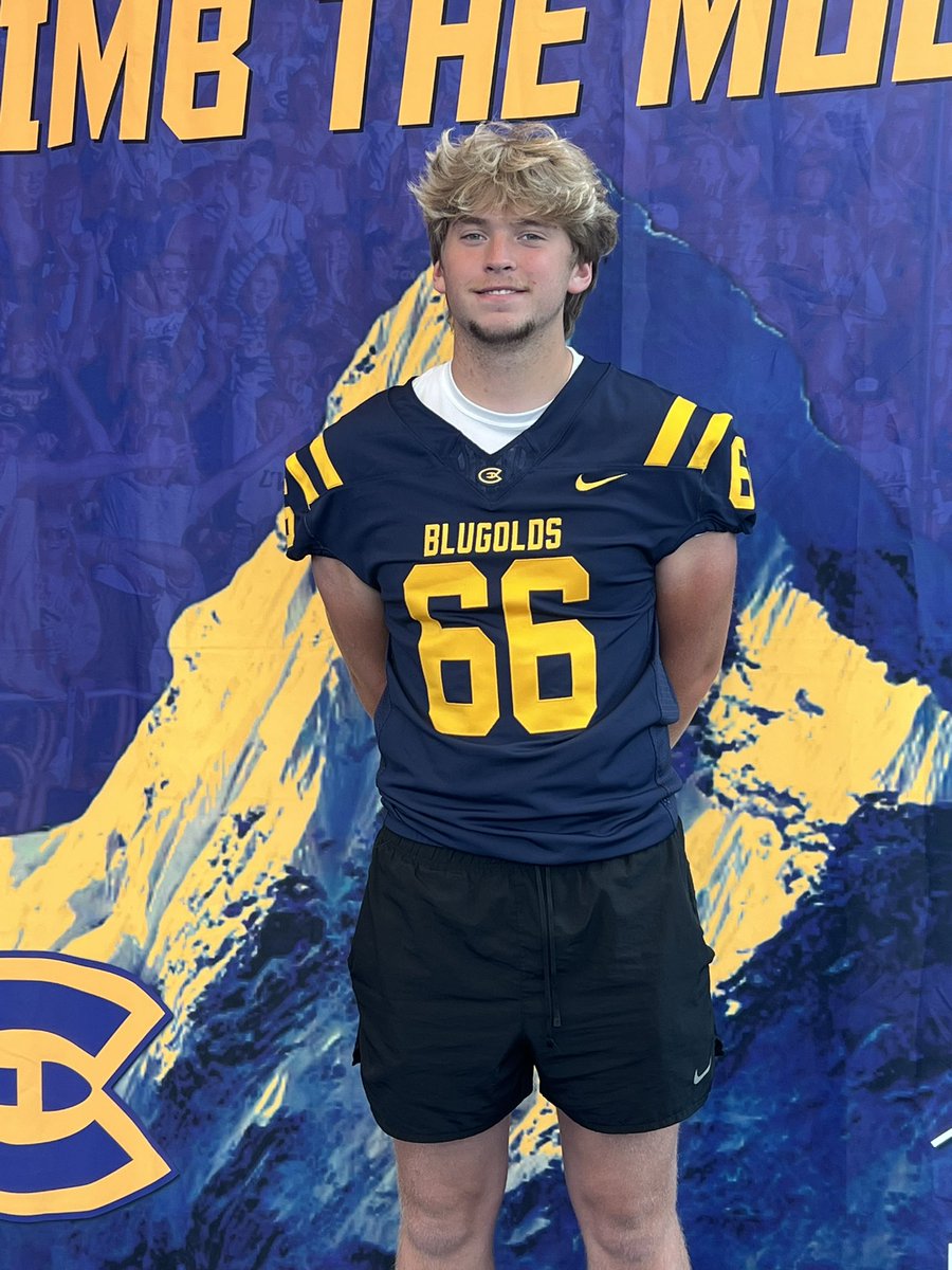Carter Meincke (@cartermein5907) on Twitter photo After a great junior day and conversation with <a href="/CoachE_Blugolds/">Rob Erickson</a>, I am blessed to have received my first offer to play football at the next level
<a href="/ByronMNFootball/">Byron Bears Football</a>
<a href="/CoachHalder/">Ben Halder</a> After a great junior day and conversation with <a href="/CoachE_Blugolds/">Rob Erickson</a>, I am blessed to have received my first offer to play football at the next level
<a href="/ByronMNFootball/">Byron Bears Football</a>
<a href="/CoachHalder/">Ben Halder</a>