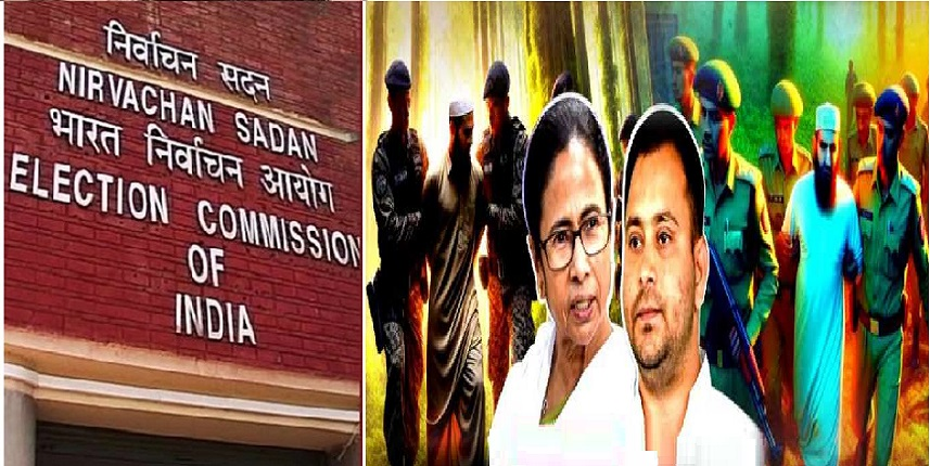 SudarshanNewsTV's tweet image. फर्जी वोटरों पर चुनाव आयोग की सर्जिकल स्ट्राइक... घुसपैठियों की पहचान के लिए शुरू हुआ SIR मिशन; ममता-तेजस्वी की बढ़ी बेचैनी

#SIRMission @ECISVEEP #ElectionCommission #fakevoters #bangladeshiinfiltrators #bangladeshi #घुसपैठिए @BJP4India

sudarshannews.in/news-detail.as…