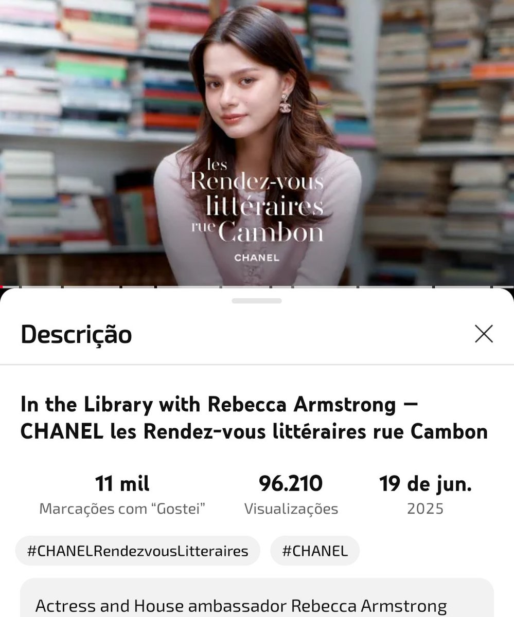 engagementbecky's tweet photo. Continue assistindo aos vídeos de Becky no canal oficial da CHANEL no YouTube.
96k ✅ 100k 🔜
📽️ Vídeo completo:
🔗 https://t.co/B7pThK7lUM
📹 Short vídeo:
🔗 https://t.co/itgDP6qubR
#BeckyArmstrong #Beckysangels
#CHANELxBecky #ChanelLiterature
#RendezVousLittéraires #CHANE https://t.co/t0XhNct2HC