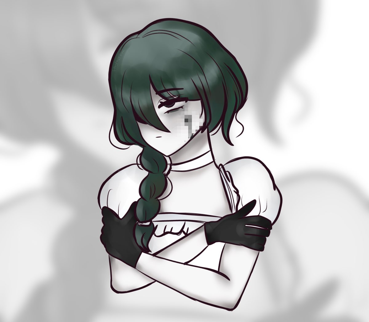 astuteamorem's tweet image. #oc art while doing comms