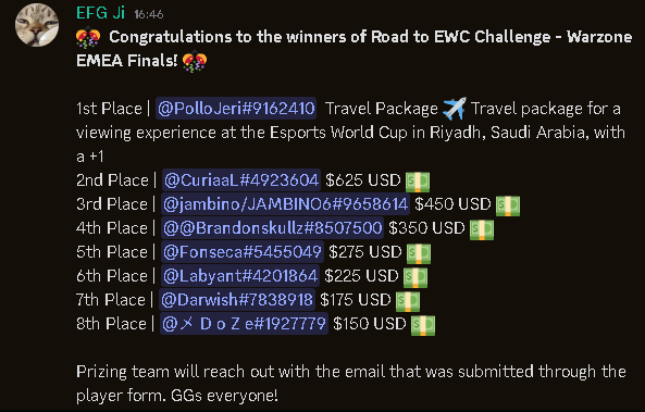 let's fucking go 🏆😱
Nos vamos para EWC Arabia Saudi. 
Gracias por hacerme feliz <a href="/Repeatgg/">Repeat.gg</a>