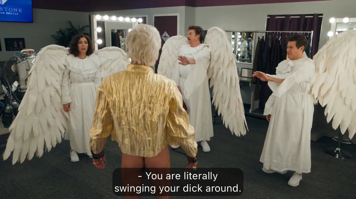 Ric Flair being denied entry into Heaven