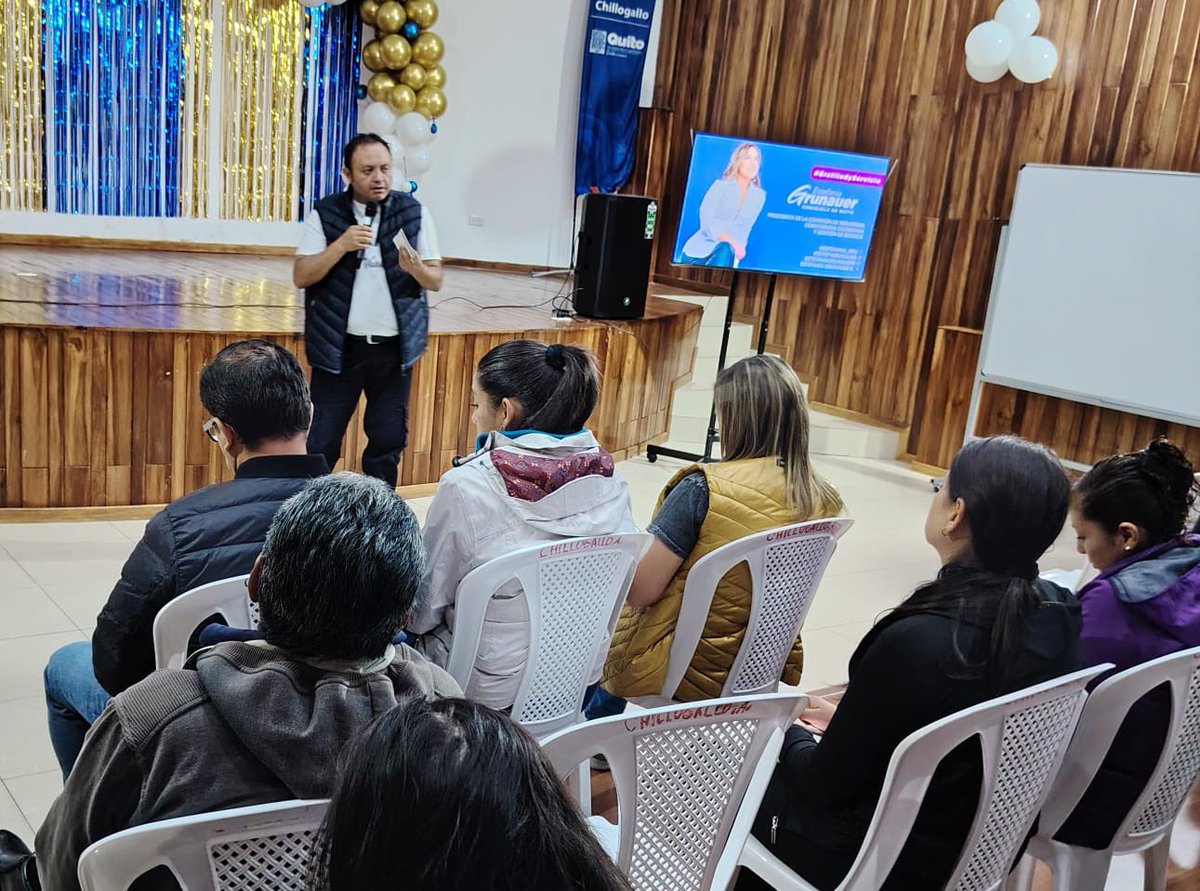 Estefy Grunauer R. (@estefania_gru) on Twitter photo La #seguridad se construye desde el territorio.💪🏼
Hoy desde el Sur de Quito, junto a Comités de Seguridad de más de 19 barrios, activamos el espíritu de nuestra resolución aprobada por el <a href="/ConcejoQuito/">Concejo Metropolitano de Quito</a>.
Como Concejal y Presidenta de la Comisión de Seguridad articulamos La #seguridad se construye desde el territorio.💪🏼
Hoy desde el Sur de Quito, junto a Comités de Seguridad de más de 19 barrios, activamos el espíritu de nuestra resolución aprobada por el <a href="/ConcejoQuito/">Concejo Metropolitano de Quito</a>.
Como Concejal y Presidenta de la Comisión de Seguridad articulamos