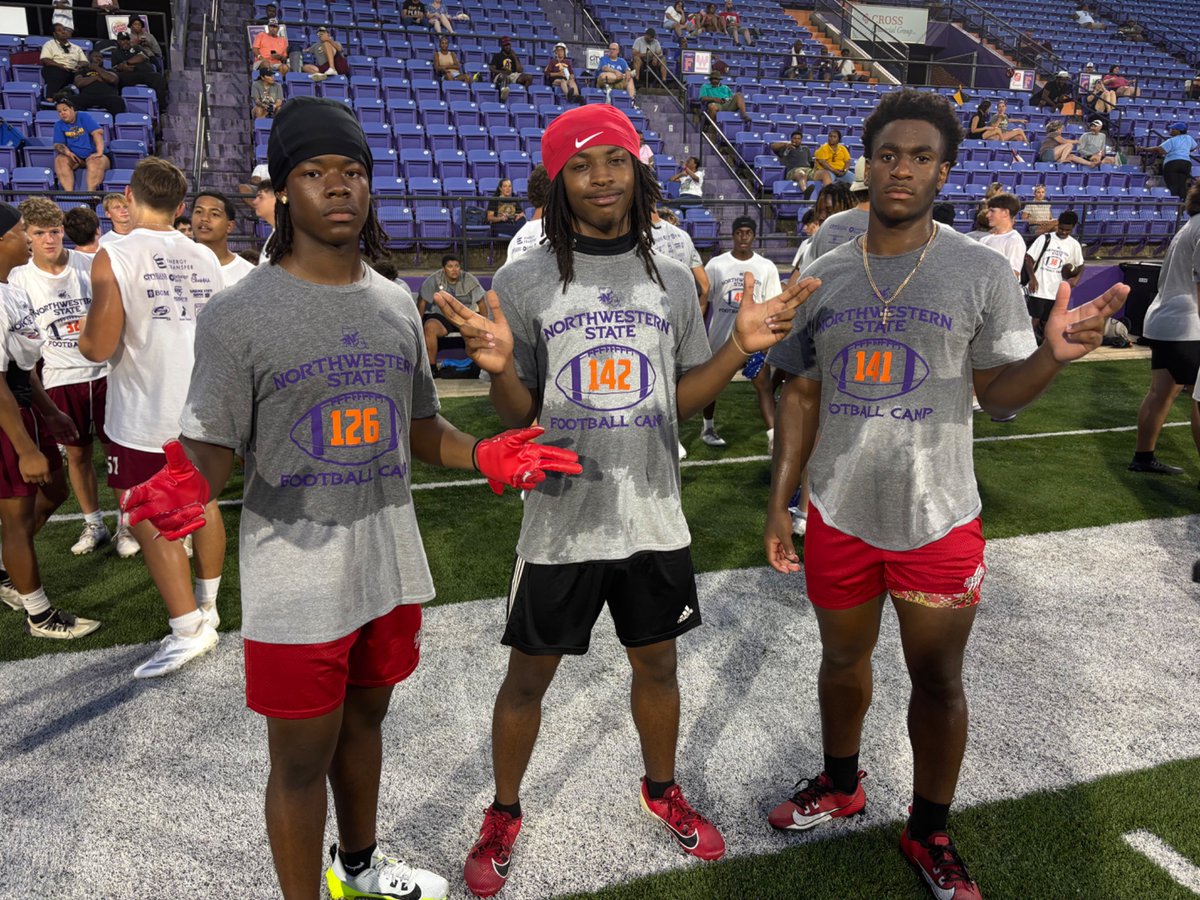 Horn Jags Football (@hornjagsrecruit) on Twitter photo 2026 DB <a href="/MalaYoungblood/">Malachi Youngblood</a>, 2026 DB <a href="/Donnielll26/">Donnie “the standard” Durham lll</a> & 2026 LB <a href="/iamkamryn1/">Kam Williams</a> put in some nice work at the <a href="/NSUDemonsFB/">NSU Football</a> camp last night. 2026 DB <a href="/MalaYoungblood/">Malachi Youngblood</a>, 2026 DB <a href="/Donnielll26/">Donnie “the standard” Durham lll</a> & 2026 LB <a href="/iamkamryn1/">Kam Williams</a> put in some nice work at the <a href="/NSUDemonsFB/">NSU Football</a> camp last night.