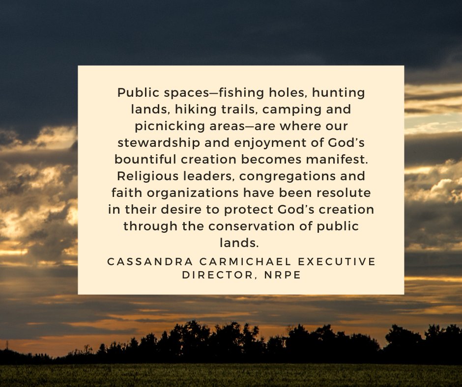 We hear you <a href="/RepRyanZinke/">Rep Ryan Zinke</a>!  And, couldn't agree more that our public lands -- God's Creation -- shouldn't be sold. These are the places where we pray and play. #godslands