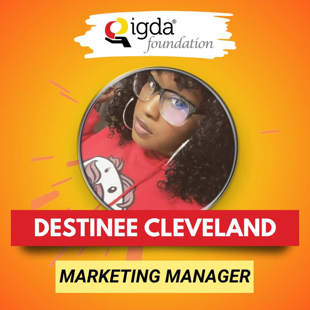 IGDAFoundation's tweet image. We're thrilled to announce two staff updates! 🎉
Kenna Lindsay is now Alumni Team Manager, bringing deep community-building experience. Destinee Cleveland joins as Marketing Manager, with 15+ years in games driving inclusion & impact.
Welcome Kenna & Destinee!