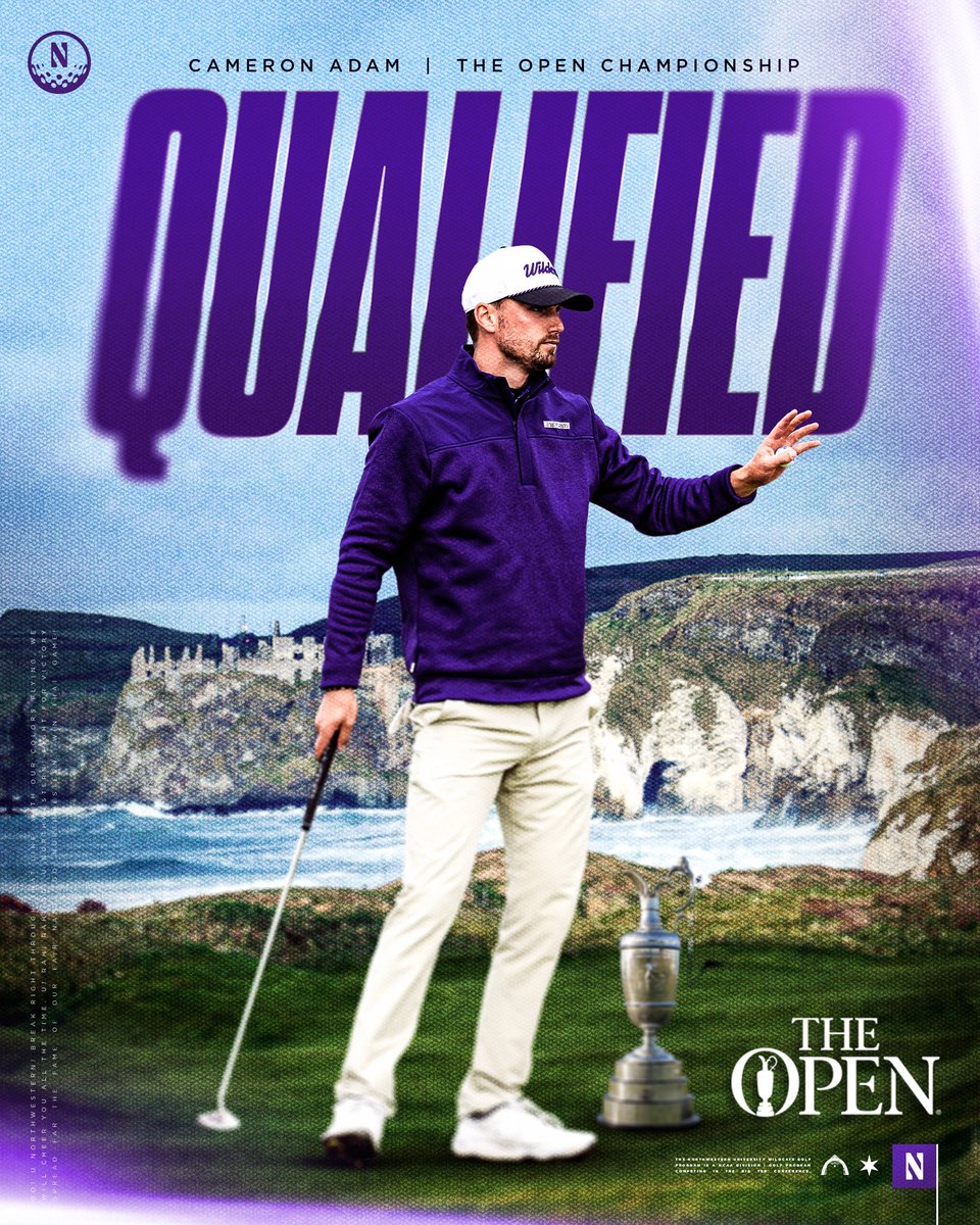 To The Open 😼

Cameron Adam has secured a spot at the 153rd edition of <a href="/TheOpen/">The Open</a>!