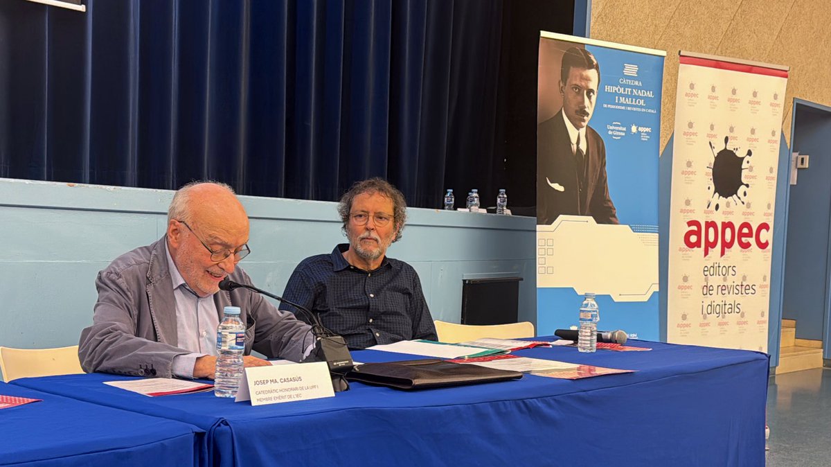 costalluis's tweet image. Aportacions d’un gran nivell de Josep M. Casasús, Josep M. Figueres, Glòria Santa-Maria i Albert Balcells,