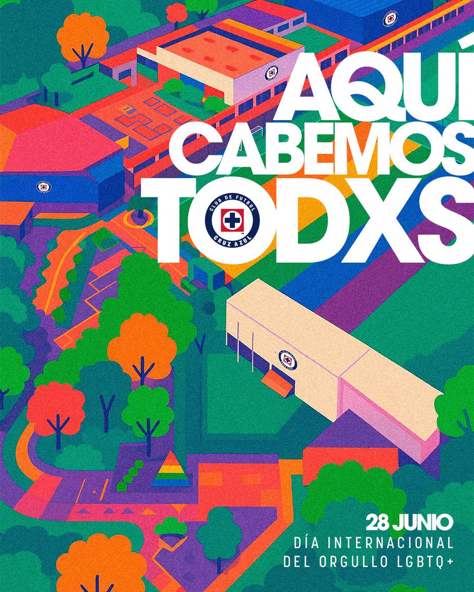 En la cancha hay espacio para todxs. 

Feliz #DíaInternacionalDelOrgulloLGBT