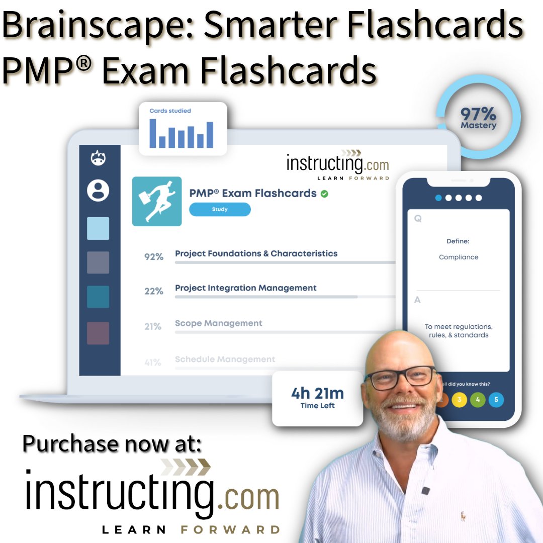 JosephPhillips's tweet photo. ๐ฅ Ready to Pass the PMPยฎ Exam? ๐ฅ
https://t.co/NGgbbaZ6A4 + Brainscape brings you PMPยฎ Flashcards designed with cognitive science for efficient studying.
Purchase now: https://t.co/qrS6Q3gupz
#PMP #ProjectManagement #PMPExam #StudySmart #Brainscape #InstructingDotCom https://t.co/5gZsLmrCQc