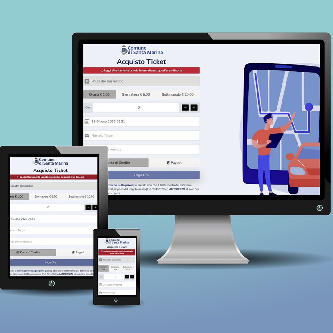 Web_plan's tweet image. Siamo orgogliosi della fiducia rinnovata nel nostro servizio di pagamento FastPark.it Il Comune di Santa Marina ha scelto di utilizzare la ns. piattaforma per la gestione dei parcheggi pubblici per il 3zo anno consecutivo: segno concreto dell’affidabilità del sistema